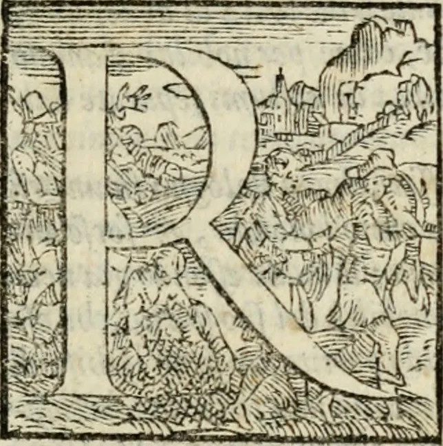 An illustration from Il Decameron di Messer G. Boccacci cittadino fiorentino, 1573, leaf 78