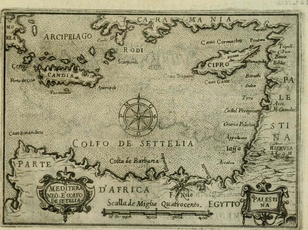 An illustration from Il devotissimo viaggio di Gervsalemme, 1587, leaf 110