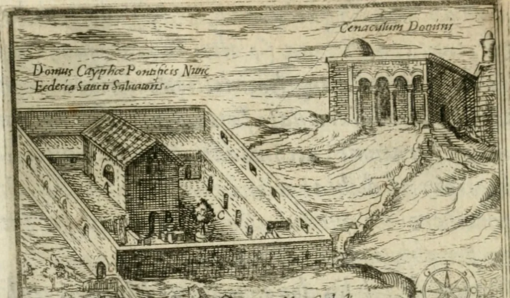 An illustration from Il devotissimo viaggio di Gervsalemme, 1587, leaf 157