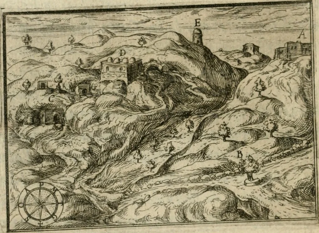 An illustration from Il devotissimo viaggio di Gervsalemme, 1587, leaf 165