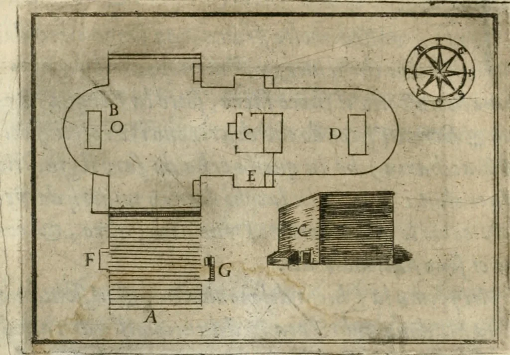 An illustration from Il devotissimo viaggio di Gervsalemme, 1587, leaf 171
