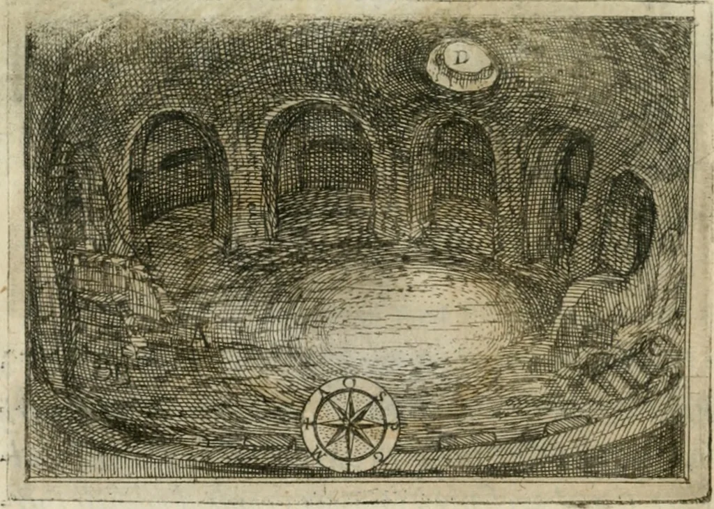 An illustration from Il devotissimo viaggio di Gervsalemme, 1587, leaf 173
