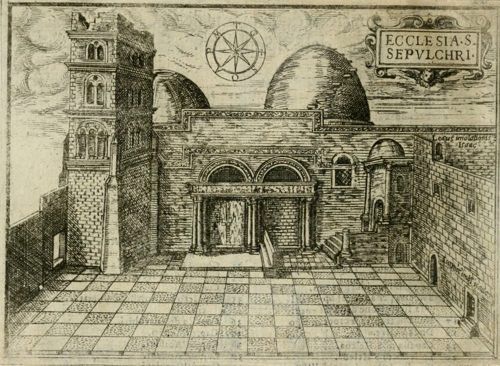 An illustration from Il devotissimo viaggio di Gervsalemme, 1587, leaf 209