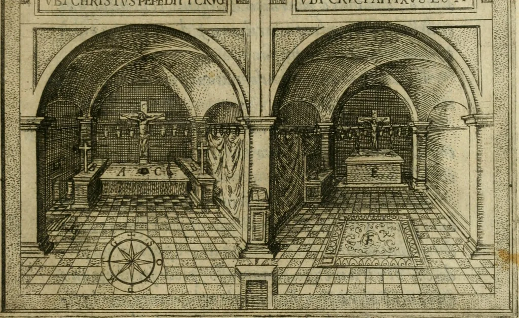 An illustration from Il devotissimo viaggio di Gervsalemme, 1587, leaf 222