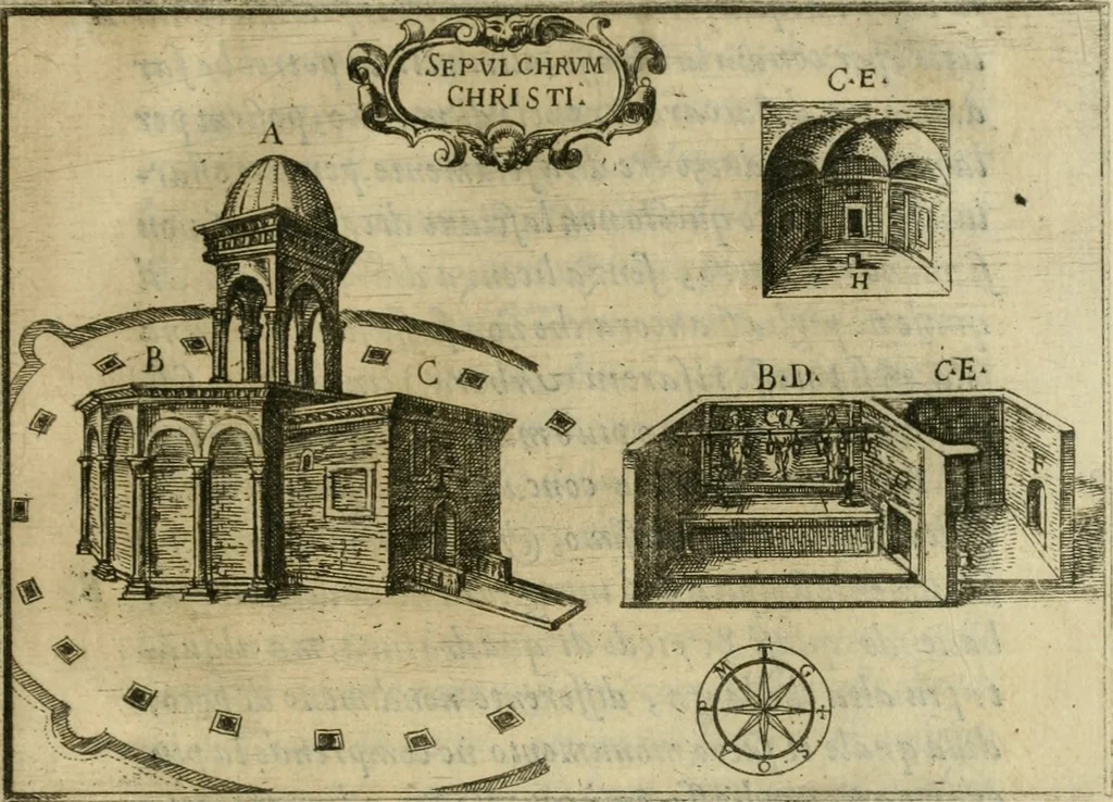 An illustration from Il devotissimo viaggio di Gervsalemme, 1587, leaf 230