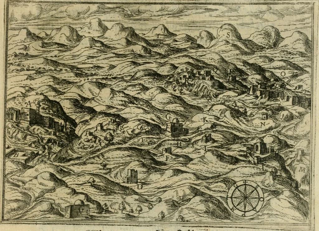 An illustration from Il devotissimo viaggio di Gervsalemme, 1587, leaf 246