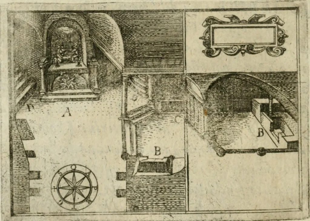An illustration from Il devotissimo viaggio di Gervsalemme, 1587, leaf 255