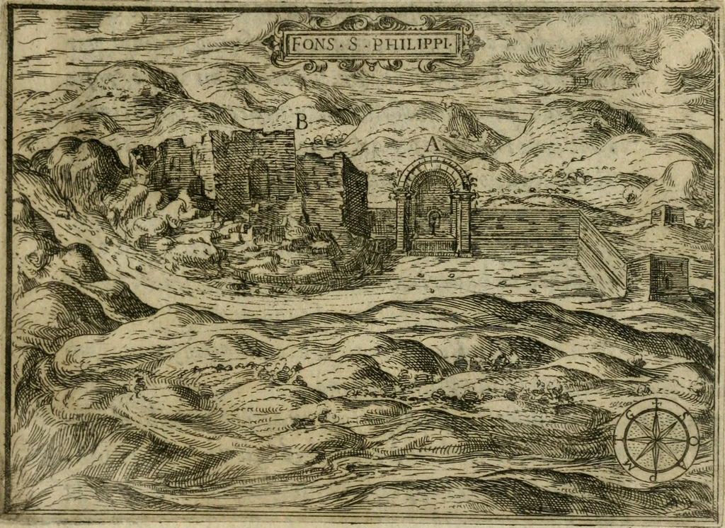 An illustration from Il devotissimo viaggio di Gervsalemme, 1587, leaf 276
