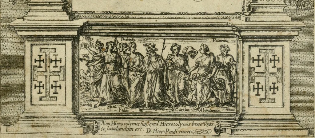 An illustration from Il devotissimo viaggio di Gervsalemme, 1587, leaf 4