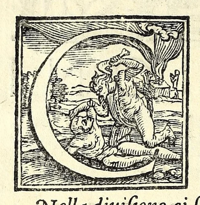 An illustration from Il dialogo della partitione oratoria, 1566, leaf 30
