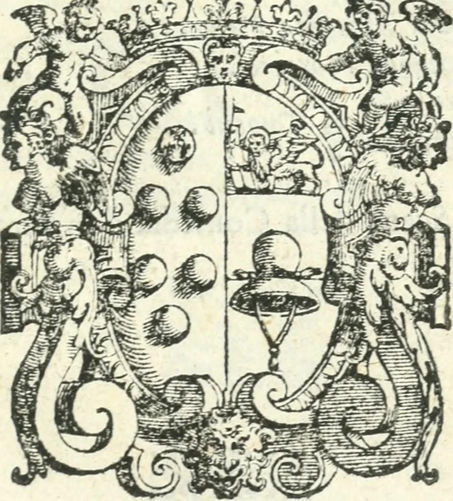 An illustration from Il Donzello, 1585, leaf 8