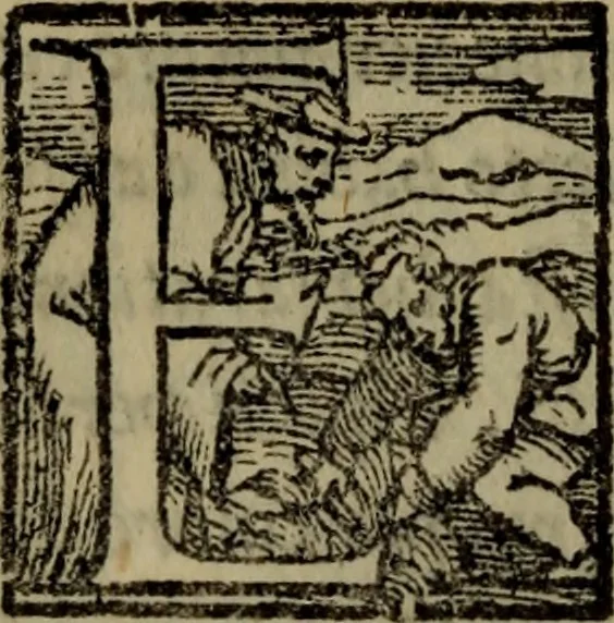 An illustration from Il duello del Mutio Iustinopolitano .., 1550, leaf 151