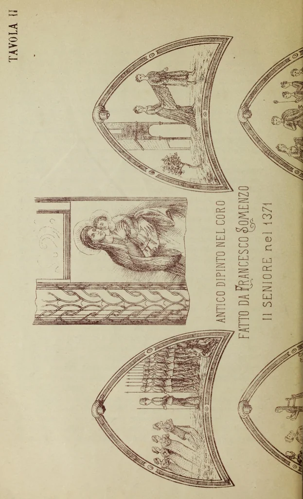 An illustration from Il Duomo di Cremona : annali della sua fabbrica, dedotti da documenti inediati e illustrati da molte incisioni, 1800, leaf 18