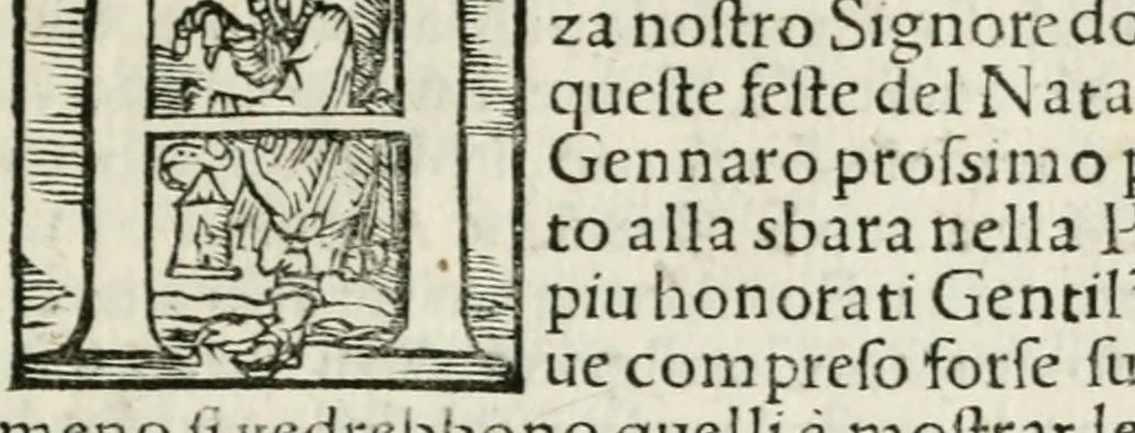 An illustration from Il famoso convito : cosi delle giostre come del banchetto, che lo illustrissimo & eccel. s. duca di Piacenza, & di Parma, ha fatto della mag. città di Piacenza nello anno M.D.LXI, 1561, leaf 5