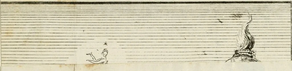 An illustration from Il favore de gli dei : drama fantastico musicale, fatto rappresentare dal serenissimo sig. duca di Parma nel suo Gran Teatro per le felicissime nozze del serenissimo sig. principe Odoardo suo primo genito con la serenissima signora principessa Dorotea Sofia di Neoburgo, 1690, leaf 86