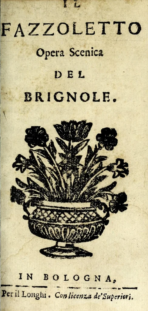 An illustration from Il fazzoletto : opera scenica, leaf 7