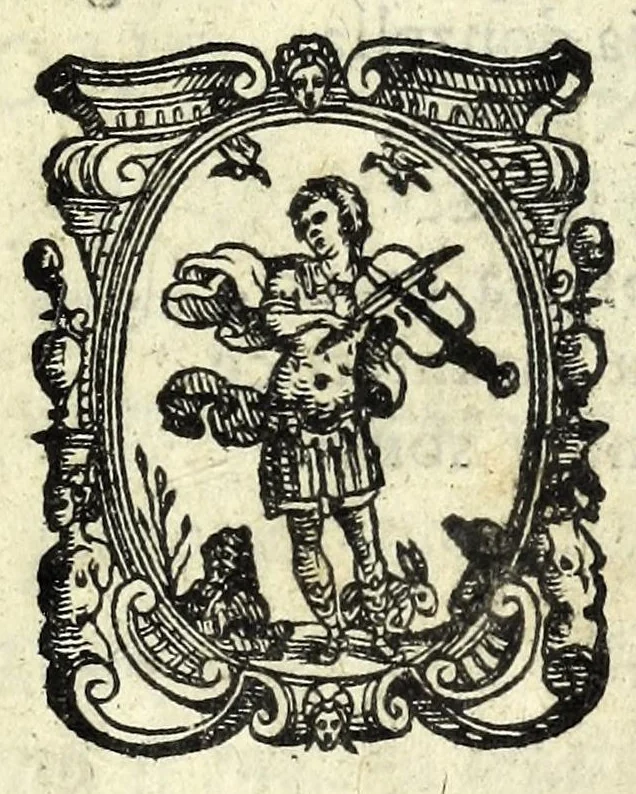 An illustration from Il Fedele : comedia, 1579, leaf 5