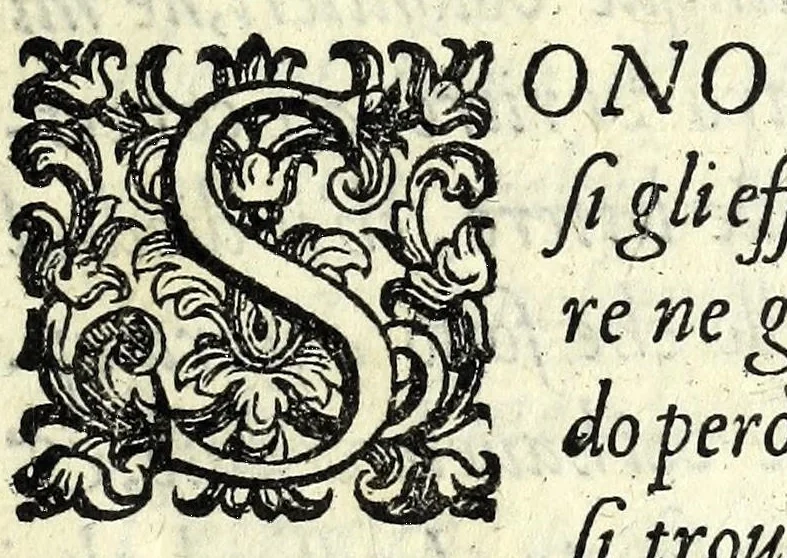 An illustration from Il Fedele : comedia, 1579, leaf 7