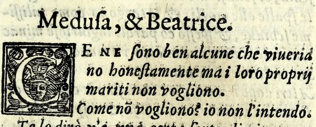 An illustration from Il fedele : comedia, 1576, leaf 129