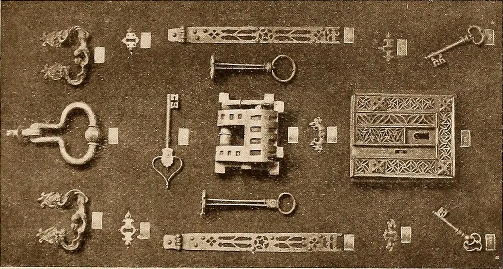 An illustration from Il ferro nell'arte italiana;, 1910, leaf 134