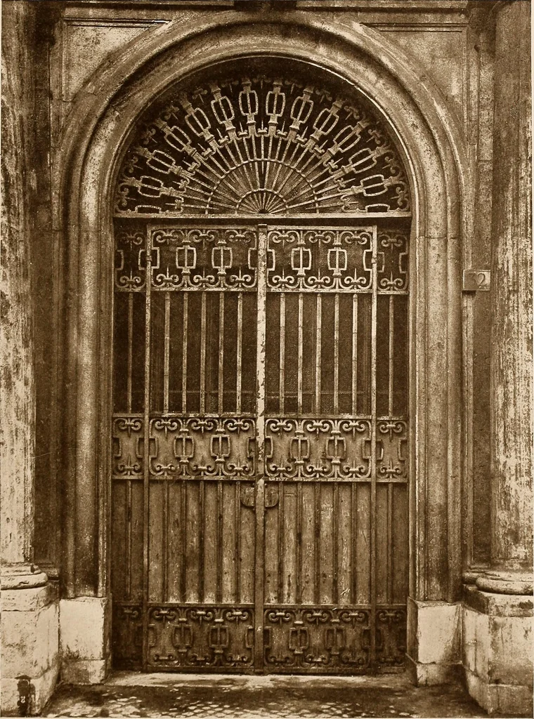 An illustration from Il ferro nell'arte italiana;, 1910, leaf 144