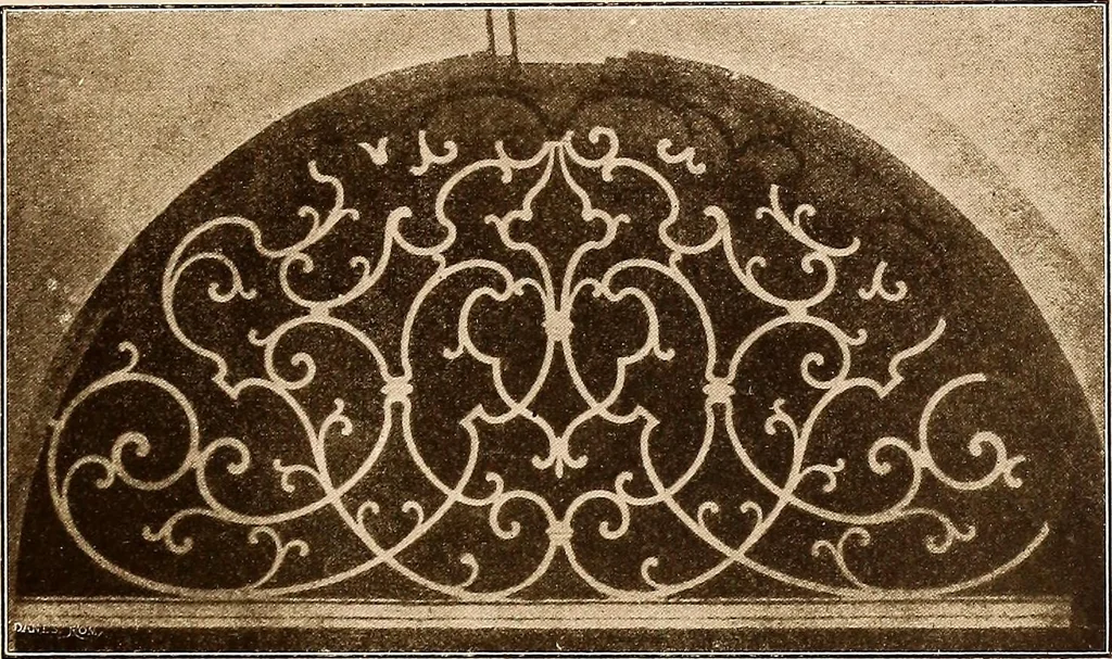 An illustration from Il ferro nell'arte italiana;, 1910, leaf 268