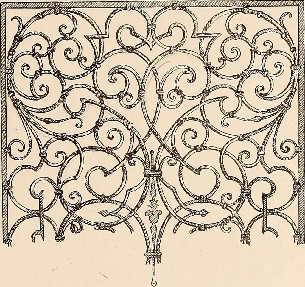 An illustration from Il ferro nell'arte italiana;, 1910, leaf 272
