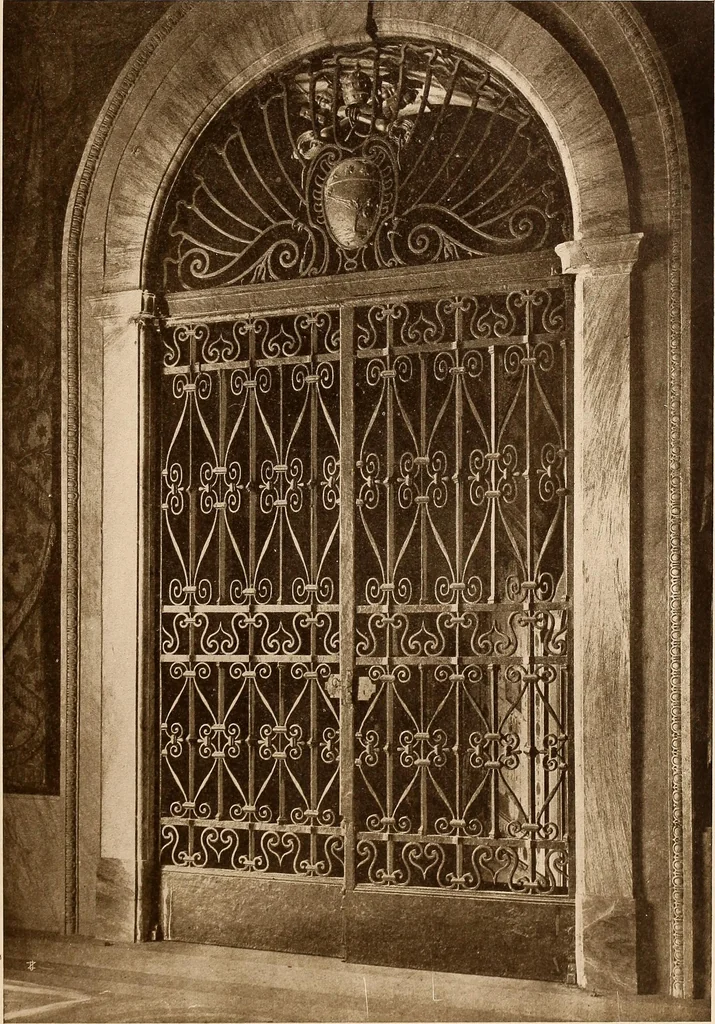 An illustration from Il ferro nell'arte italiana;, 1910, leaf 312
