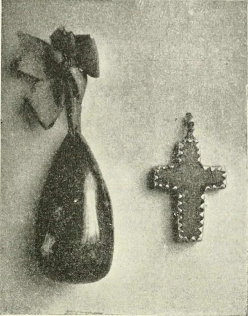 An illustration from Il feticismo primitivo in Italia, e le sue forme di adattamento, 1907, leaf 106