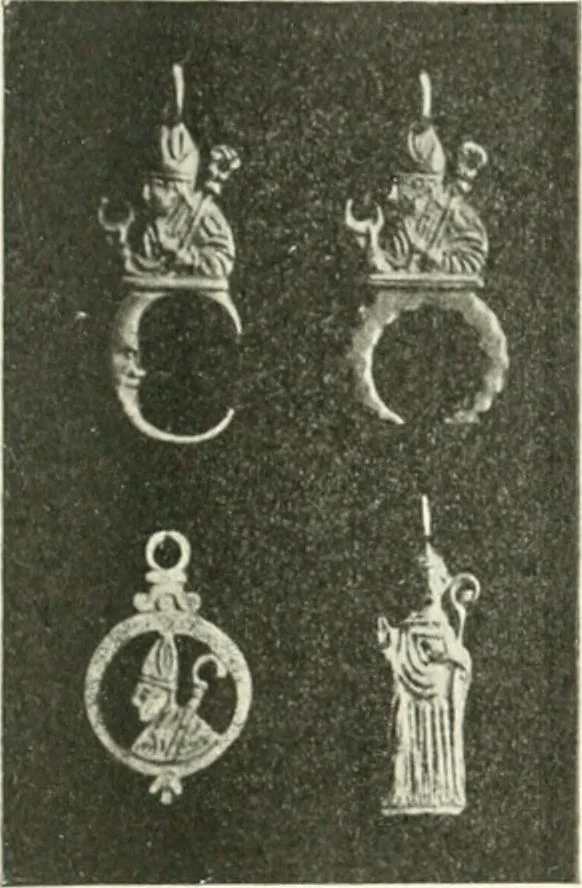An illustration from Il feticismo primitivo in Italia, e le sue forme di adattamento, 1907, leaf 134