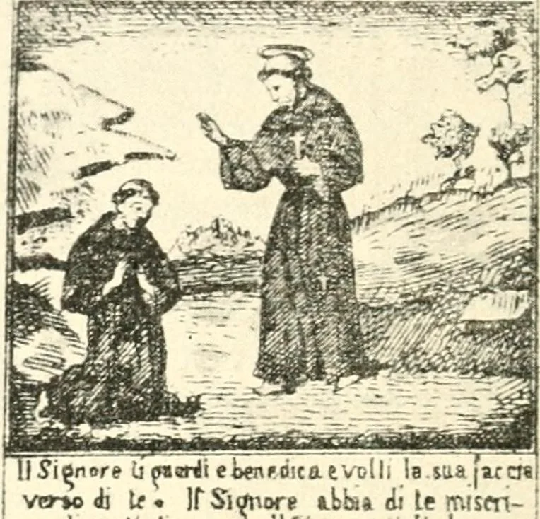 An illustration from Il feticismo primitivo in Italia, e le sue forme di adattamento, 1907, leaf 145