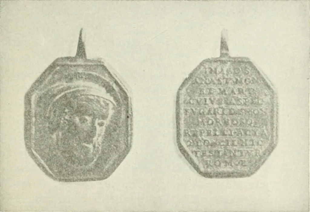 An illustration from Il feticismo primitivo in Italia, e le sue forme di adattamento, 1907, leaf 148