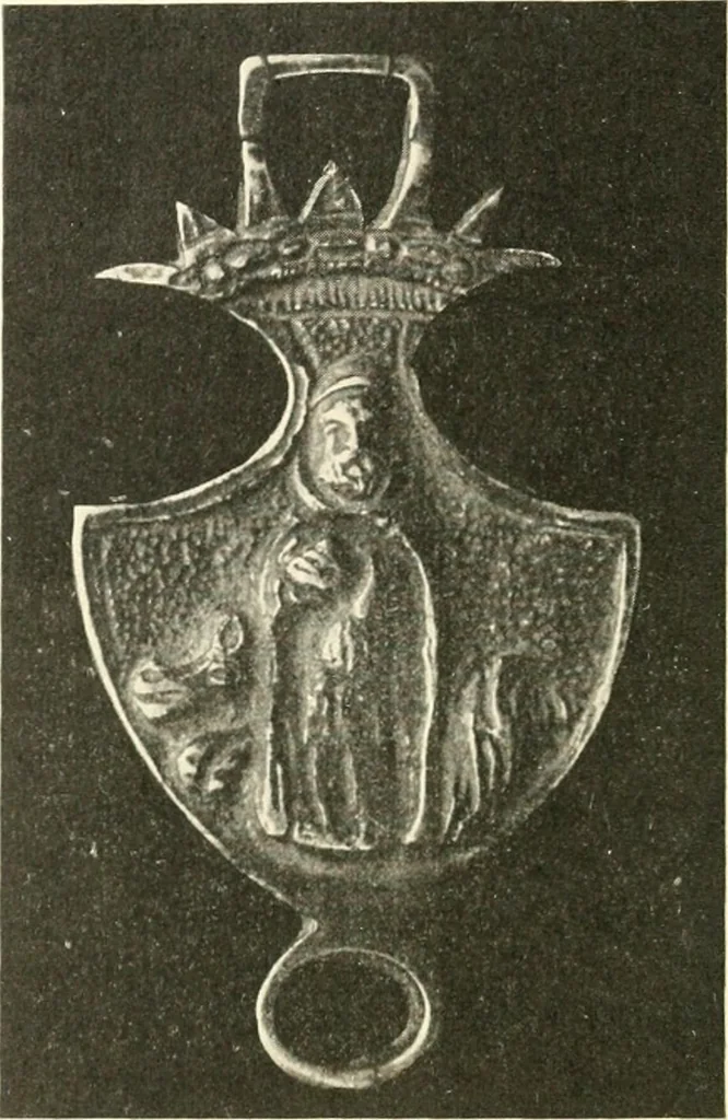 An illustration from Il feticismo primitivo in Italia, e le sue forme di adattamento, 1907, leaf 157