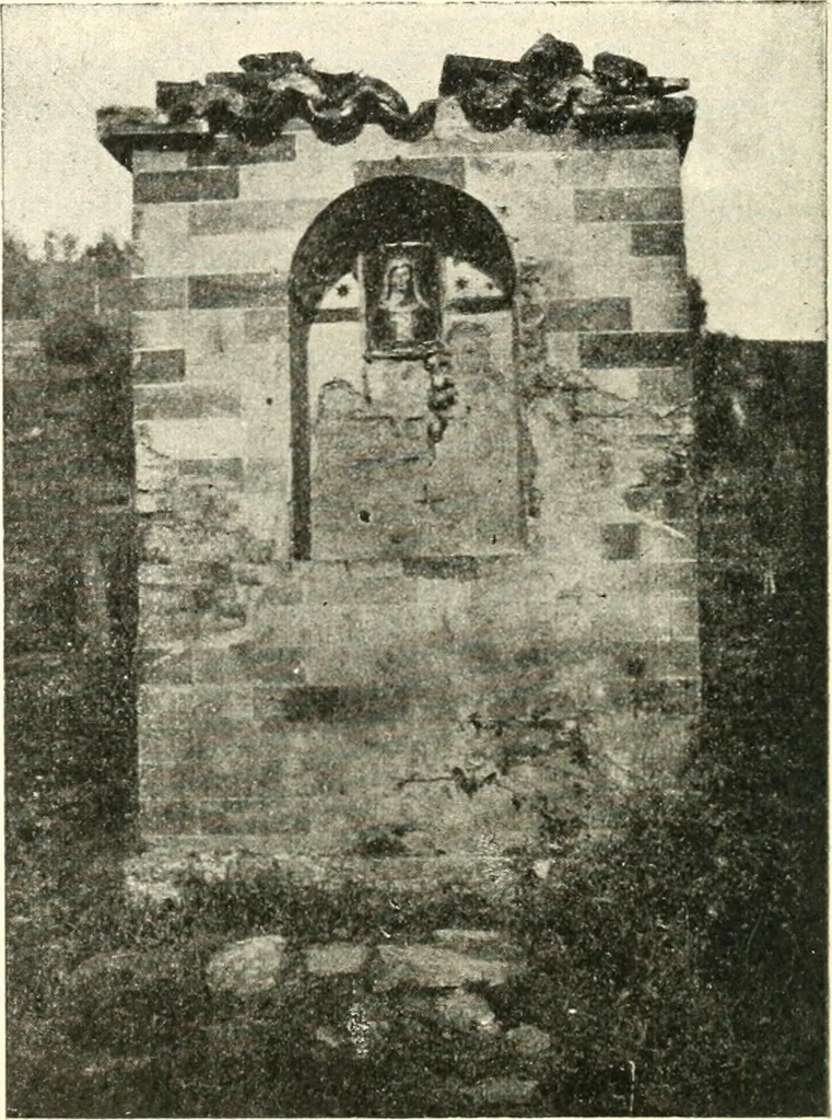An illustration from Il feticismo primitivo in Italia, e le sue forme di adattamento, 1907, leaf 77