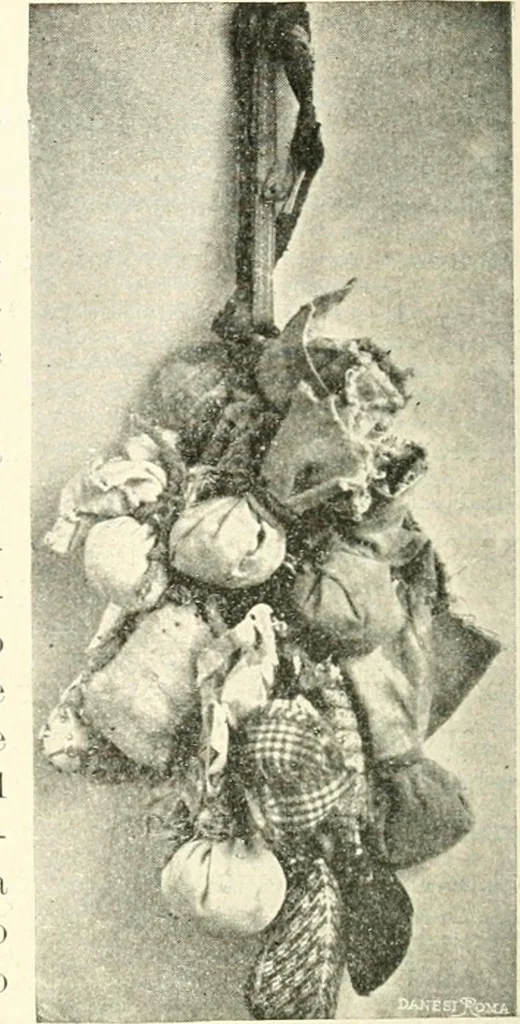 An illustration from Il feticismo primitivo in Italia, e le sue forme di adattamento, 1907, leaf 79