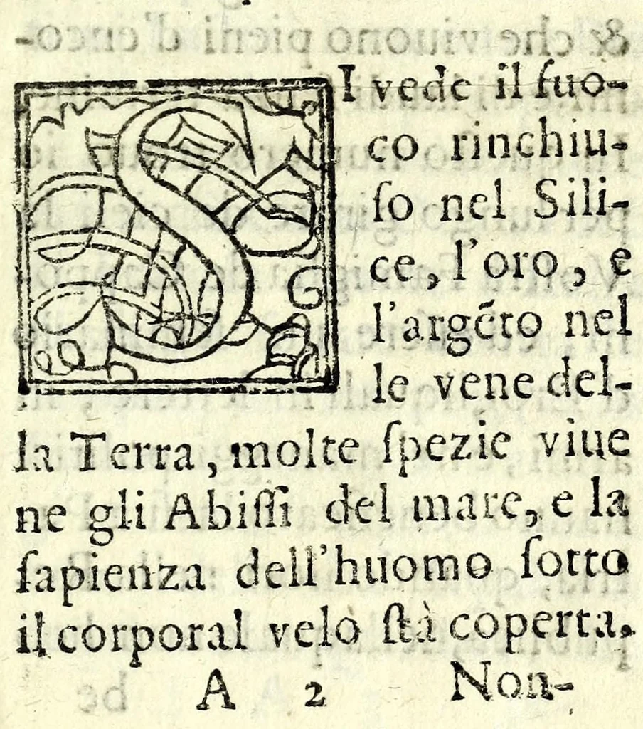 An illustration from Il finto : comedia leggiadra, 1601, leaf 7