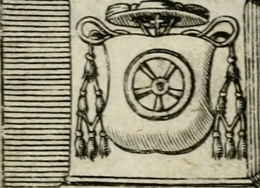 An illustration from Il fvoco trionfante : racconto della traslatione della miracolo.a imagine detta la Madõna del fvoco, protettrice della città di Forli, solenizzata da essa città sotto li xx. di ottobre M.D.C.XXXVI, 1637, leaf 6
