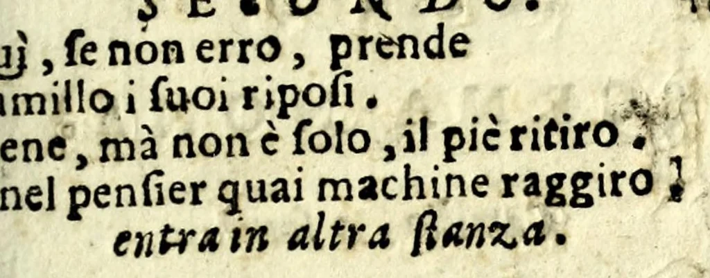 An illustration from Il fvrio Camillo : drama, 1683, leaf 47