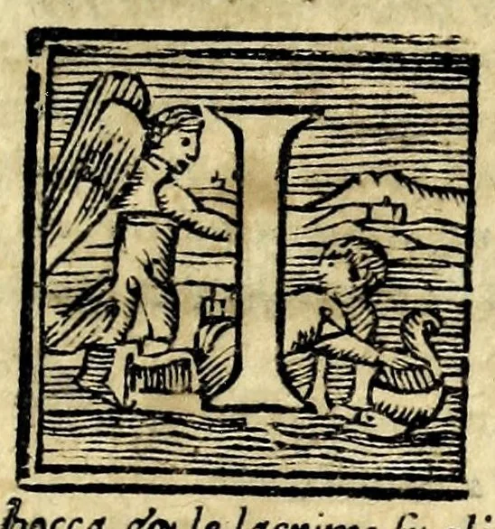 An illustration from Il fvrto : comedia, 1561, leaf 43