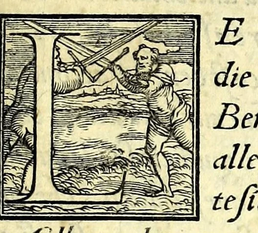 An illustration from Il geloso : comedia, 1544, leaf 5