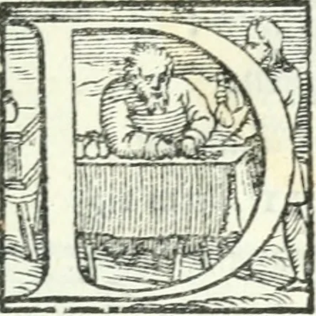 An illustration from Il geloso comedia del S. Hercole Bentivoglio, 1544, leaf 10