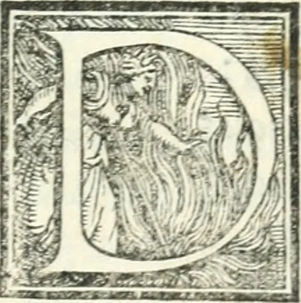 An illustration from Il geloso comedia del S. Hercole Bentivoglio, 1544, leaf 22