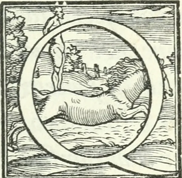 An illustration from Il geloso comedia del S. Hercole Bentivoglio, 1544, leaf 6