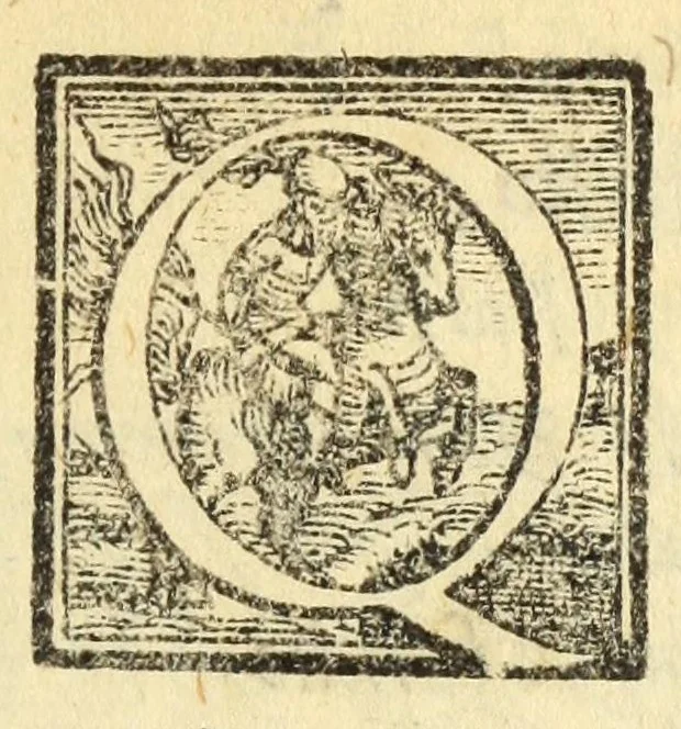 An illustration from Il geloso comedia del s. Hercole Bentiuoglio, 1547, leaf 13