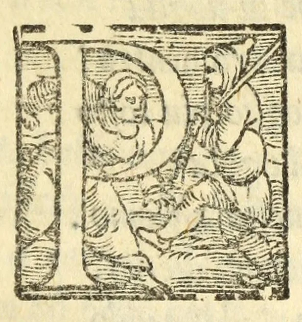 An illustration from Il geloso comedia del s. Hercole Bentiuoglio, 1547, leaf 79