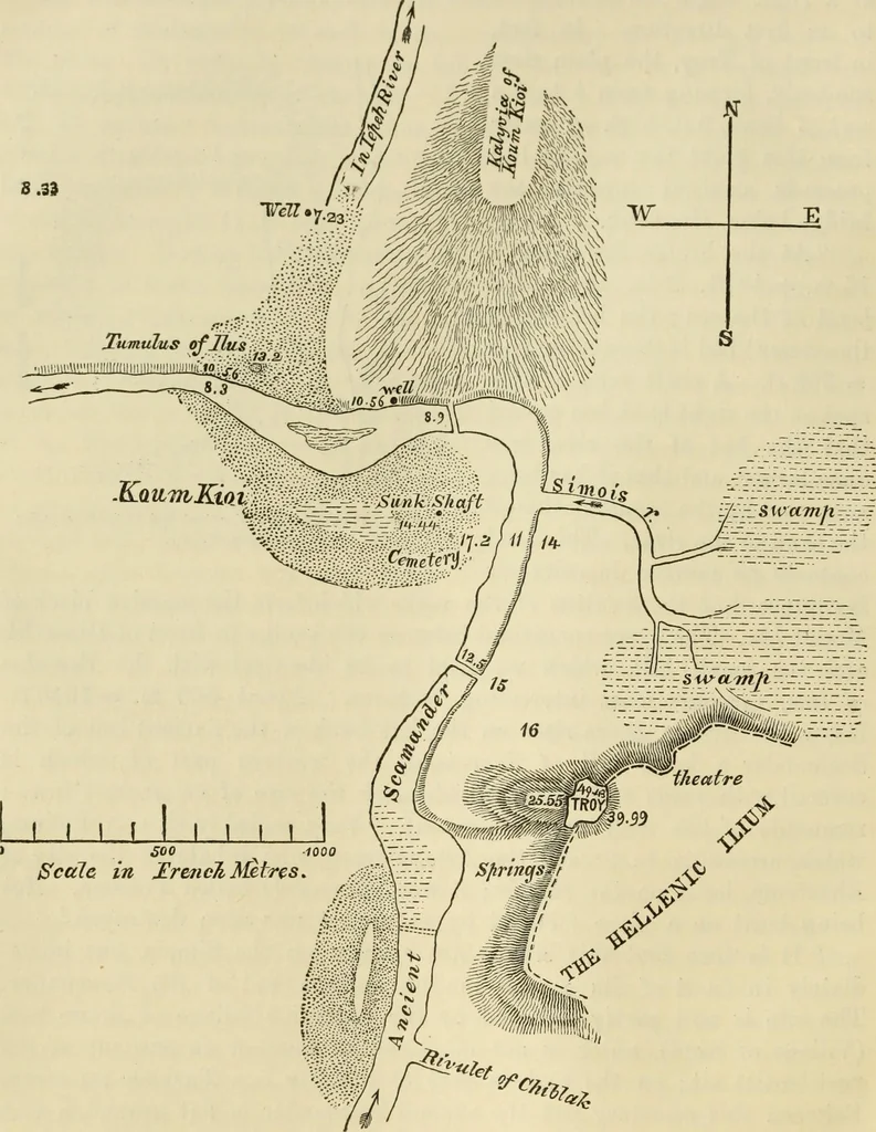 An illustration from Ilios; the city and country of the Trojans. The results of researches and discoveries on the site of Troy and throughout the Troad in the years 1871-72-73-78-79, including an autobiography of the author, 1880, leaf 103