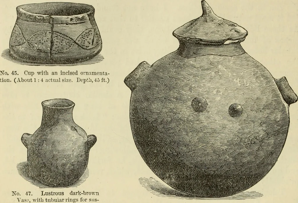 An illustration from Ilios; the city and country of the Trojans. The results of researches and discoveries on the site of Troy and throughout the Troad in the years 1871-72-73-78-79, including an autobiography of the author, 1880, leaf 247