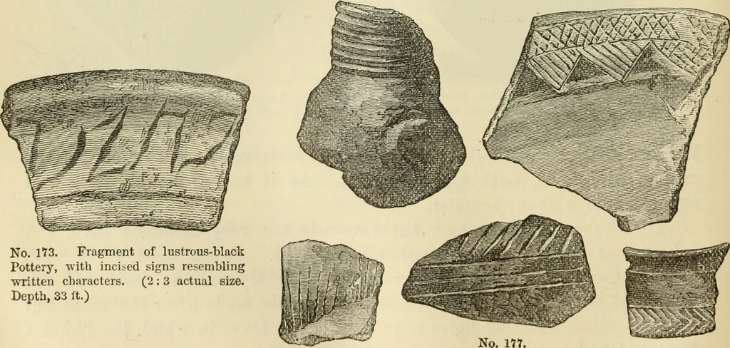 An illustration from Ilios; the city and country of the Trojans. The results of researches and discoveries on the site of Troy and throughout the Troad in the years 1871-72-73-78-79, including an autobiography of the author, 1880, leaf 327