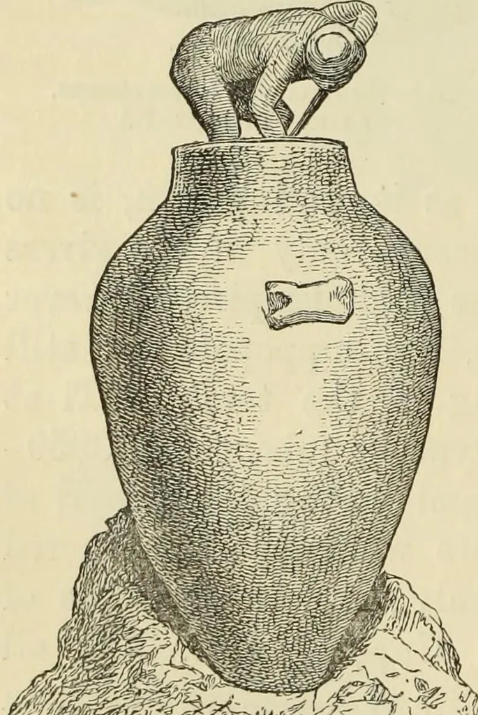 An illustration from Ilios; the city and country of the Trojans. The results of researches and discoveries on the site of Troy and throughout the Troad in the years 1871-72-73-78-79, including an autobiography of the author, 1880, leaf 407
