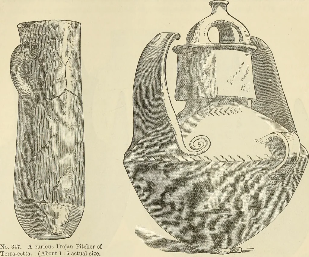 An illustration from Ilios; the city and country of the Trojans. The results of researches and discoveries on the site of Troy and throughout the Troad in the years 1871-72-73-78-79, including an autobiography of the author, 1880, leaf 410